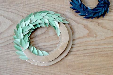 Paint Chip Wreath photo