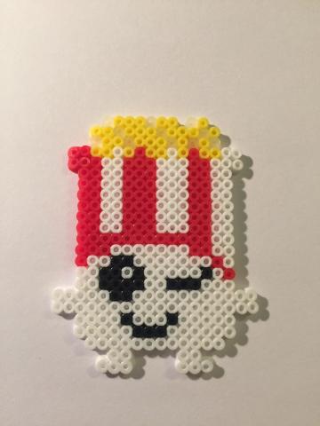 Perler Bead Popcorn