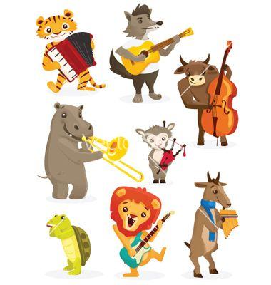 Animal Music CLipart