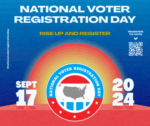 National Voter Registration Day. Rise up and register!