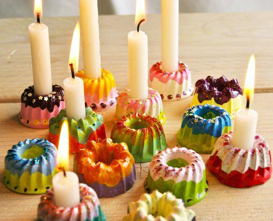 Bundt Pan Candle Holder photo