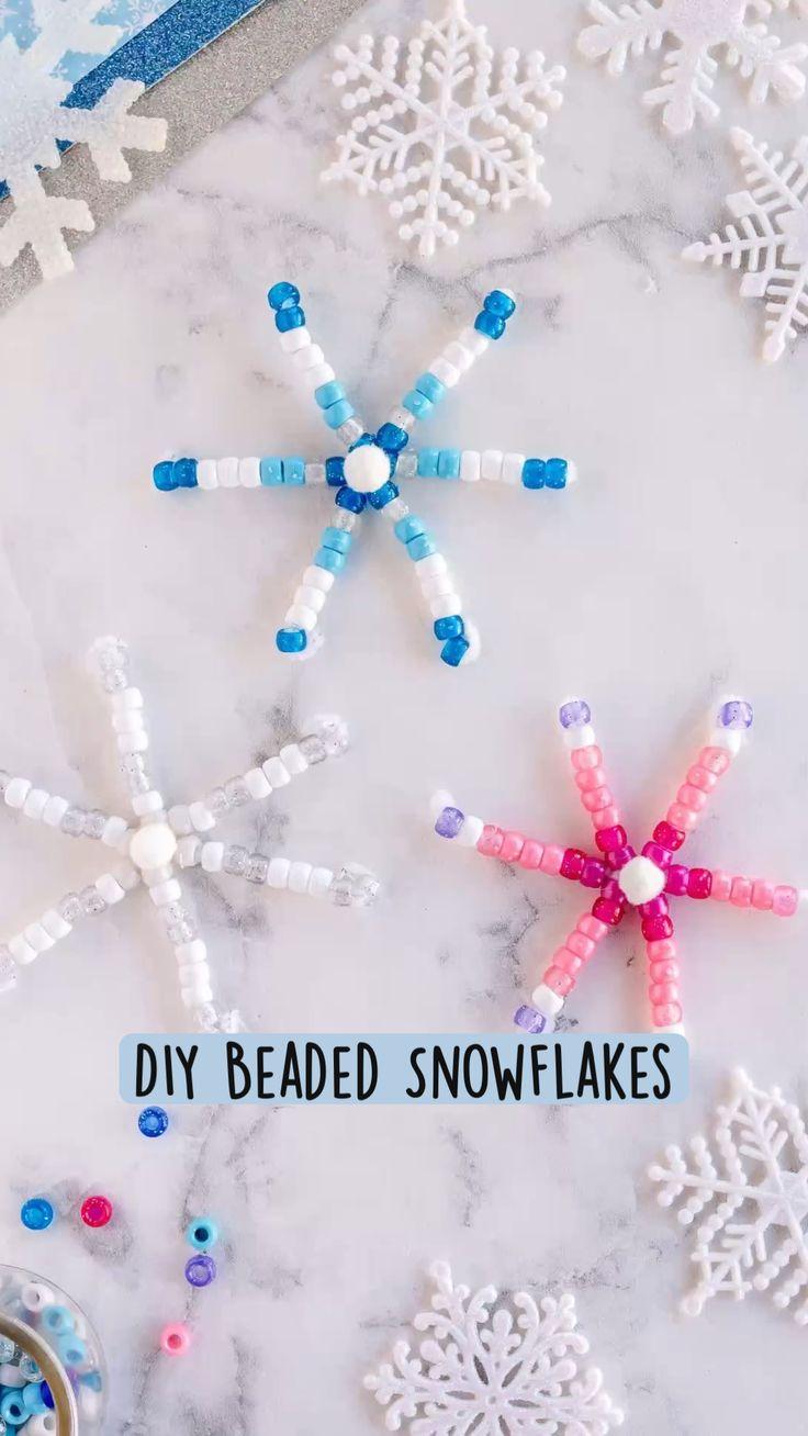 Snowflake craft photo